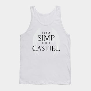 Castiel Simp - White Tank Top